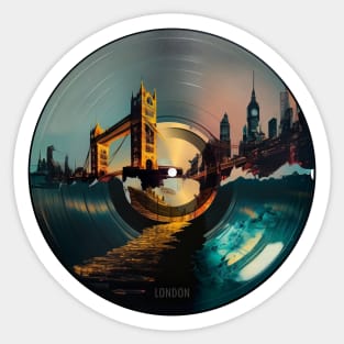 Vinyl Record - London Bridge Sticker